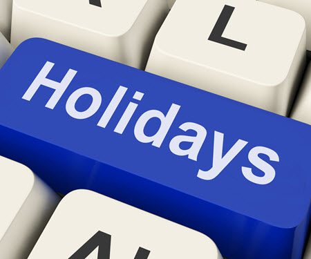 holidays key means leave or break 450x375